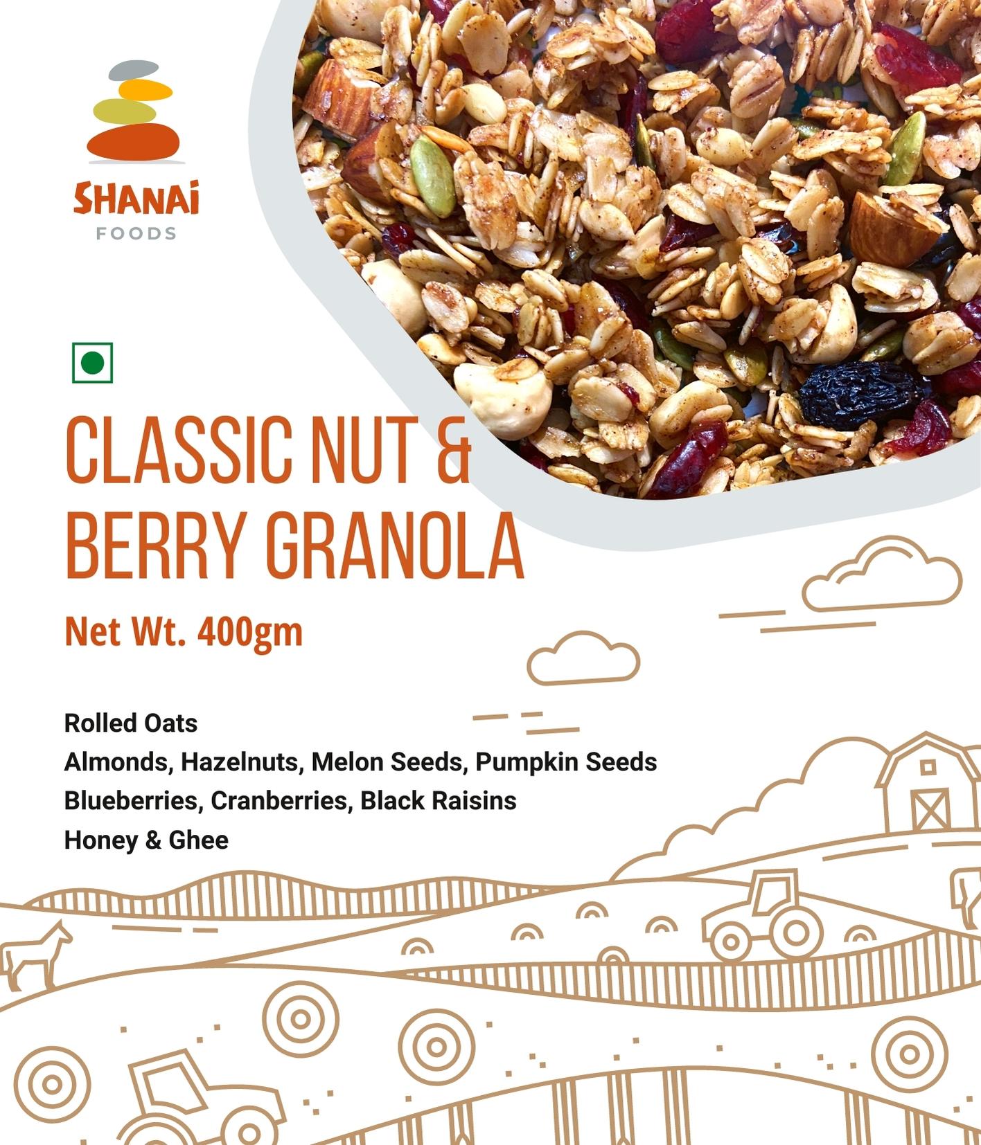 Classic Nut & Berry Granola 400g