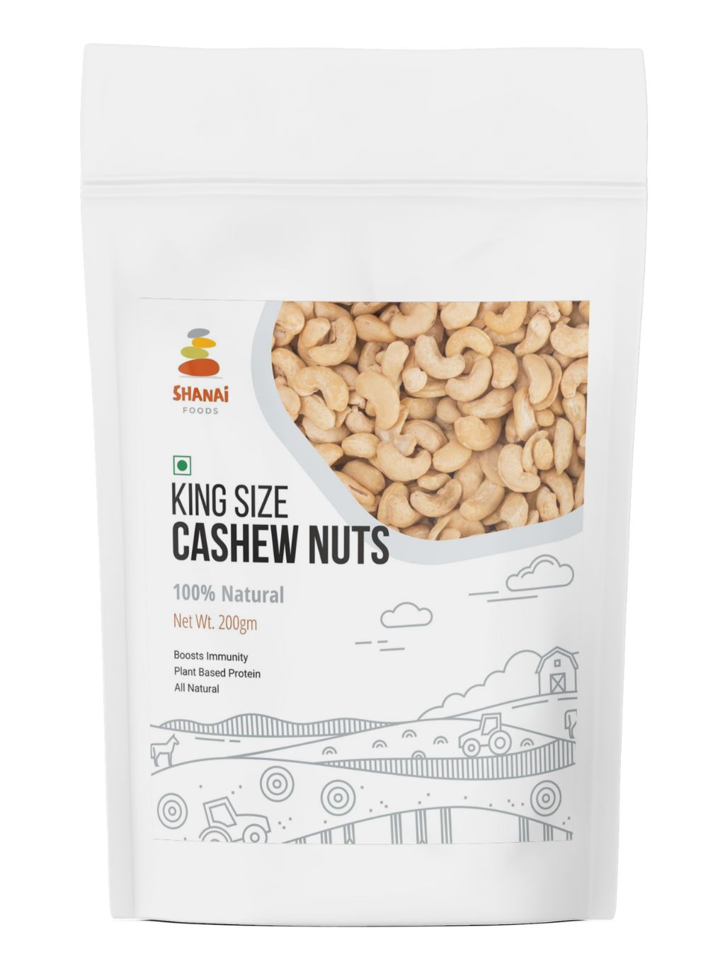 Premium Whole Mangalore Cashew Nuts (Kaju) King Size W240
