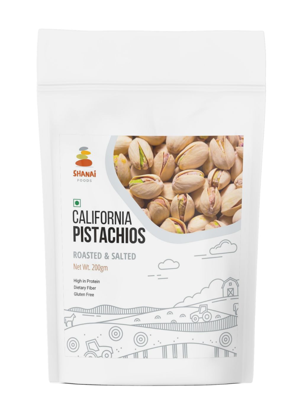 Premium Calfornia Pistachios (Pista) - Roasted & Salted