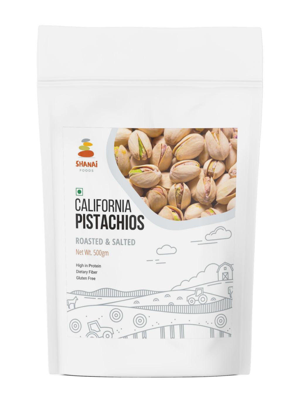 Premium Calfornia Pistachios (Pista) - Roasted & Salted